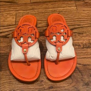 Tory Burch Miller Sandals Orange